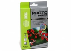 Фотобумага Cactus CS-GA620050, 200г/м2, 50л, белая глянцевая для струйной печати - фото 10292