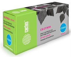 Лазерный картридж Cactus CS-CF363A (HP 508A) пурпурный для HP Color LaserJet M552dn Enterprise, M553 series, M553dn Enterprise, M553n Enterprise, M553x Enterprise, M577c Enterprise, M577dn Enterprise, M577f Enterprise (5'000 стр.) - фото 10365