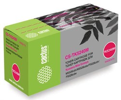 Лазерный картридж Cactus CS-TK5240M (TK-5240M) пурпурный для Kyocera Ecosys M5526cdn, M5526cdw, P5026cdn, P5026cdw (3'000 стр.) - фото 11670