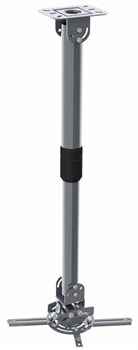 Кронштейн для проектора Cactus CS-VM-PR16L-AL серебристый настенно-потолочный с дистанцией до потолка/стены 450-710 мм (нагрузка потолок до 13,6 кг., стена до 10 кг.) - фото 12375