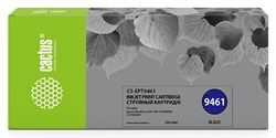 Струйный картридж Cactus CS-EPT9461 (T9461) черный увеличенной емкости для Epson WorkForce WF C5290dw, WF C5790dw (180 мл) - фото 12496