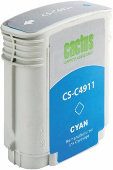 Струйный картридж Cactus CS-C4911 (HP 82) голубой для HP DesignJet 500, 500 Plus, 500ps, 500ps Plus, 510, 510ps, 800, 800ps, 815 MFP, 820 MFP, Copier CC800, Copier CC800ps (72 мл) - фото 14568