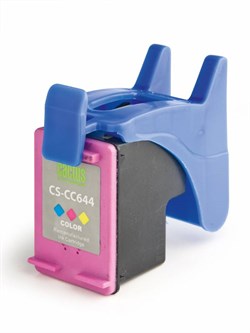 Струйный картридж Cactus CS-CC644 (HP 121XL) цветной увеличенной емкости для HP DeskJet D1663, D2500, D2563, D2663, D5563, F2423, F2483, F2493, F4213, F4275, F4280, F4283, F4583; ENVY 110; PhotoSmart C4683, C4783 (18 мл) - фото 14615