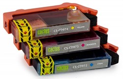 Комплект струйных картриджей Cactus CS-CD972/3/4 (HP 920XL) для HP OfficeJet 6000 Pro, 6500, 6500a, 7000, 7500, 7500a (e910a) (3 x 14,6 мл) - фото 14653