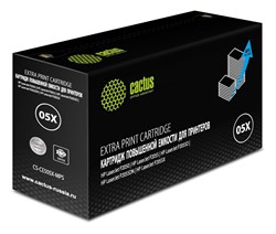 Лазерный картридж Cactus CS-CE505X-MPS (HP 05X) черный для HP LaserJet P2050, P2055, P2055D, P2055DN, P2055X (13'000 стр.) - фото 15992