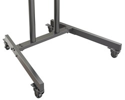 Стойка для телевизора Cactus CS-ST04 черный, 37"-70" напольный, мобильный (макс. 68 кг) - фото 16245