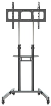Стойка для телевизора Cactus CS-ST04H черный, 32"-70" напольный, мобильный (макс. 45 кг) - фото 16250
