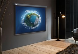 Экран Cactus Wallscreen CS-PSW-187X332-SG 16:9 настенно-потолочный белый, корпус серый (187x332 см.) - фото 17573