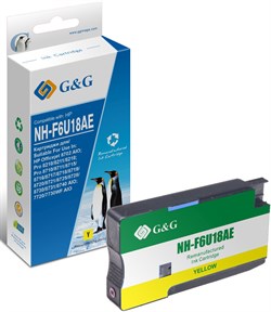 Струйный картридж G&G GG-F6U18AE (HP 953XL) желтый для HP OJ Pro 7740, 8210, 8218, 8710, 8715 (26 мл) - фото 19598