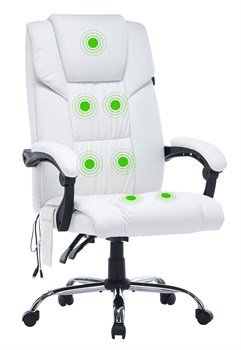 Кресло Cactus CS-CHR-OC02M-WT белый - фото 20204