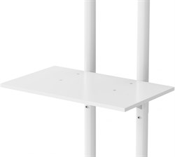 Стойка для телевизора Cactus CS-ST04 белый 37"-70" макс.68кг напольный мобильный - фото 20948