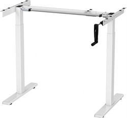 Подстолье Cactus CS-MDF-WT белый, возможные размеры столешницы: ширина 100-160 см, глубина 60-75 см - фото 21296