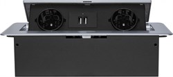 Розетка Cactus CS-SOCKET-EU/USBA-GY для столешницы серый - фото 22114