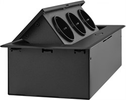 Розетка Cactus CS-SOCKET-EU3-BK для столешницы (уп.:1шт) - фото 22127