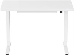Стол для компьютера Cactus CS-EGD-WWT столешница стекло белый каркас белый, столешница 120x60 см - фото 22200