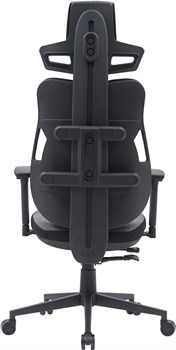 Кресло Cactus CS-CHR-DUO-GYBK серый/черный с подголов. крестов. сталь - фото 22249