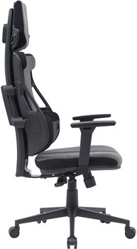 Кресло Cactus CS-CHR-DUO-GYBK серый/черный с подголов. крестов. сталь - фото 22251