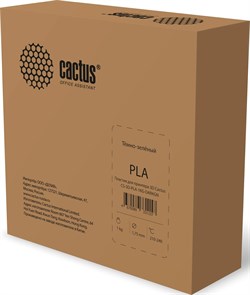 Пластик для принтера 3D Cactus CS-3D-PLA-1KG-DARKGN PLA d1.75мм 1кг 1цв. - фото 23822