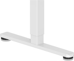 Стол для компьютера Cactus CS-ED-WTBAM столешница бамбук бежевый каркас белый, столешница 120x60 см - фото 23857