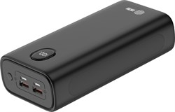 Мобильный аккумулятор Cactus CS-PBFSJA-30000 30000mAh 4.5A 2xUSB-A/USB-C черный - фото 23877