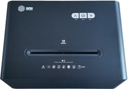 Шредер Cactus CS-SH-G9 черный (секр.P-4) фрагменты 18лист. 30лтр. скрепки скобы пл.карты CD - фото 23884