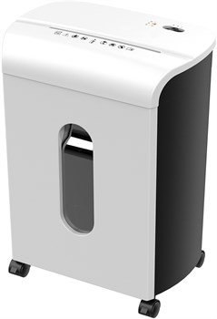 Шредер Cactus CS-SH-K4 белый/черный (секр.P-4) фрагменты 12лист. 17лтр. скрепки скобы пл.карты - фото 23886