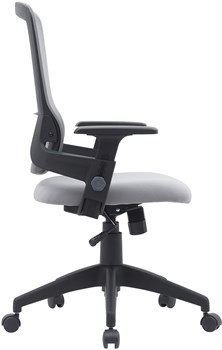 Кресло Cactus CS-MC313-BKGY черный/серый сетка/ткань низк.спин. крестов. пластик пластик черный - фото 23917