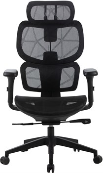 Кресло Cactus CS-MC555-BK черный сетка с подголов. крестов. пластик - фото 23931