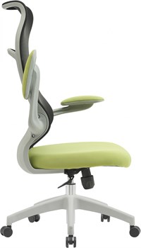 Кресло Cactus CS-GMC505-GYGN черный сиденье салатовый сетка/ткань крестов. пластик пластик серый - фото 23960