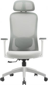 Кресло Cactus CS-GMC515-GY серый сиденье серый сетка/ткань с подголов. крестов. пластик пластик серый - фото 23964