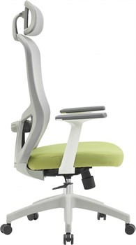 Кресло Cactus CS-GMC515-GYGN серый сиденье салатовый сетка/ткань с подголов. крестов. пластик пластик серый - фото 23970