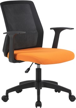 Кресло Cactus CS-MC222-BKOR черный сиденье оранжевый - фото 23981