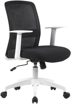 Кресло Cactus CS-WMC333-BK черный сиденье черный сетка/ткань низк.спин. крестов. пластик пластик белый - фото 24037