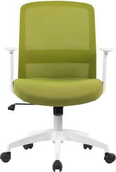 Кресло Cactus CS-WMC333-GN салатовый сиденье салатовый сетка/ткань низк.спин. крестов. пластик пластик белый - фото 24046