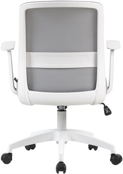 Кресло Cactus CS-WMC333-GY серый сиденье серый сетка/ткань низк.спин. крестов. пластик пластик белый - фото 24052