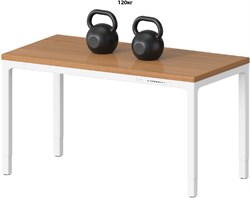 Стол для компьютера Cactus CS-ET-WWD столешница МДФ белый дуб молочный каркас белый, столешница 160x80 см - фото 24150