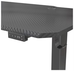 Стол Cactus CS-EDL-GBK столешница МДФ черный каркас черный, столешница 140x60 см - фото 24234