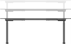 Подстолье Cactus CS-EDLF-BK каркас черный, возможные размеры столешницы: ширина 120-200 см, глубина 60-80 см - фото 24244