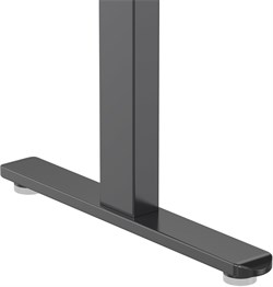 Подстолье Cactus CS-EDLF-BK каркас черный, возможные размеры столешницы: ширина 120-200 см, глубина 60-80 см - фото 24245