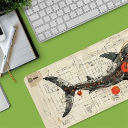 Коврик для мыши Cactus Shark 900x400x4мм (CS-MP-COR03XXL) - фото 24298