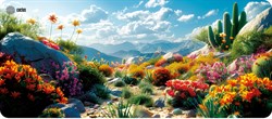 Коврик для мыши Cactus Desert landscape 900x400x3мм (CS-MP-PRO15XXL) - фото 24340