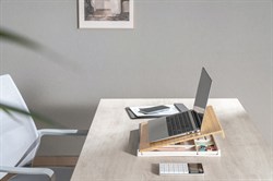 Подставка для ноутбука Cactus CS-NB-BAMB 402x346x36мм бамбук - фото 24389