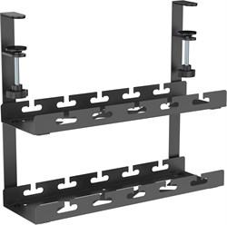 Кабель-канал Cactus CS-CM-400-2BK для столов 40x13.4x34.2см черный - фото 24500