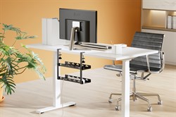 Кабель-канал Cactus CS-CM-400-2BK для столов 40x13.4x34.2см черный - фото 24503