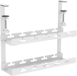 Кабель-канал Cactus CS-CM-400-2WT для столов 40x13.4x34.2см белый - фото 24504
