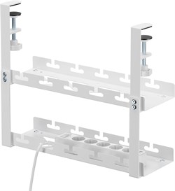 Кабель-канал Cactus CS-CM-400-2WT для столов 40x13.4x34.2см белый - фото 24506