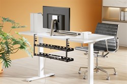 Кабель-канал Cactus CS-CM-700-2BK для столов 72.8x13.5x34.2см черный - фото 24519