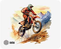 Коврик для мыши Cactus Motobike 250x200x3мм (CS-MP-D12S) - фото 24577