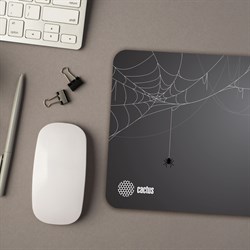 Коврик для мыши Cactus Spider gray черный 250x200x3мм (CS-MP-D13S) - фото 24594
