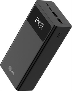 Мобильный аккумулятор Cactus CS-PBFSKA-30000 30000mAh 22.5W 4.5A USB-A/USB-C черный - фото 24628